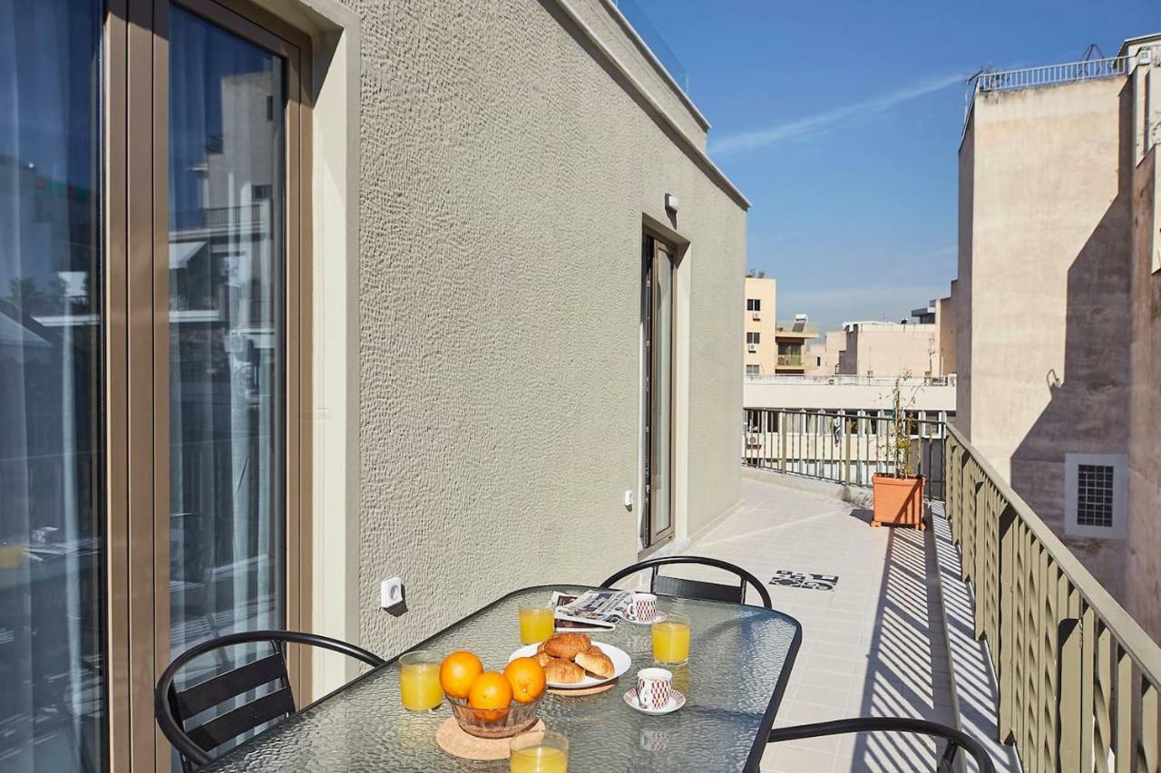 Spacious Suite W. Huge Balcony + Acropolis View เอเธนส์ ภายนอก รูปภาพ